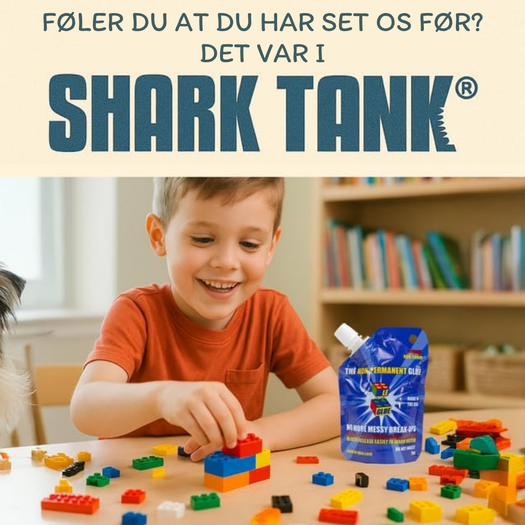 Le Glue - Lego Lim - Tillfälligt lim för Lego, som kan lösas upp i vatten - Non-Permanent Glue - Giftfritt & Säkert för Barn