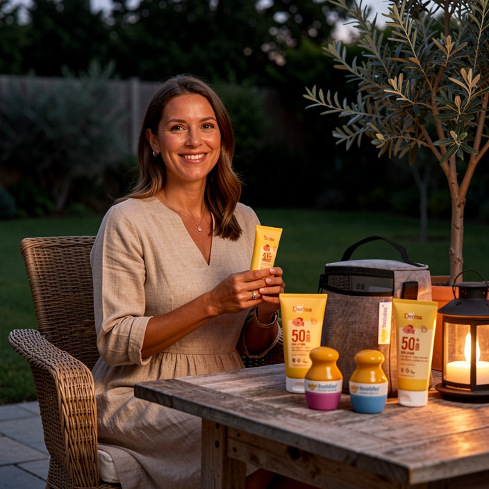 Solar Buddies familjesommarbundle – applikator och kylväska samlat