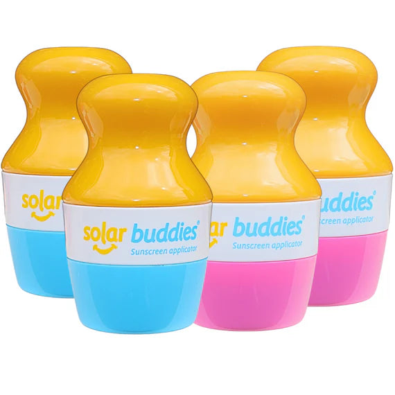 4x Solar Buddies solkrämsapplikator – familjeset med 4 st