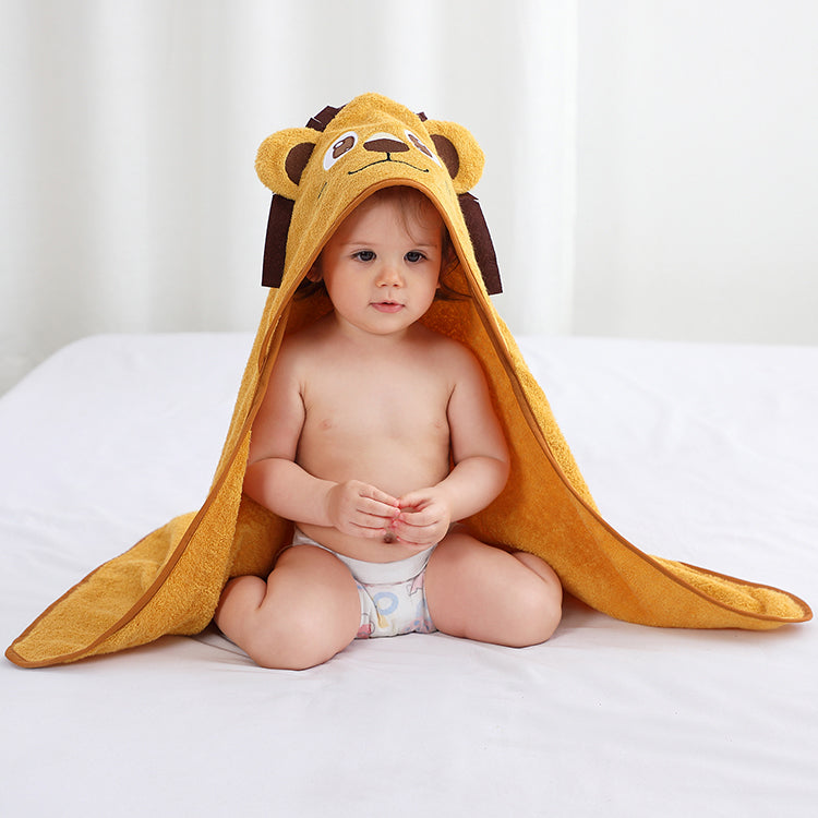 Lejon - Bambu Babyhandduk - 75x75CM