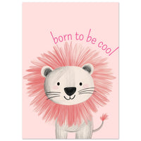 Boom is a cool lion Affisch