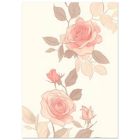 Rosa Blomma Poster