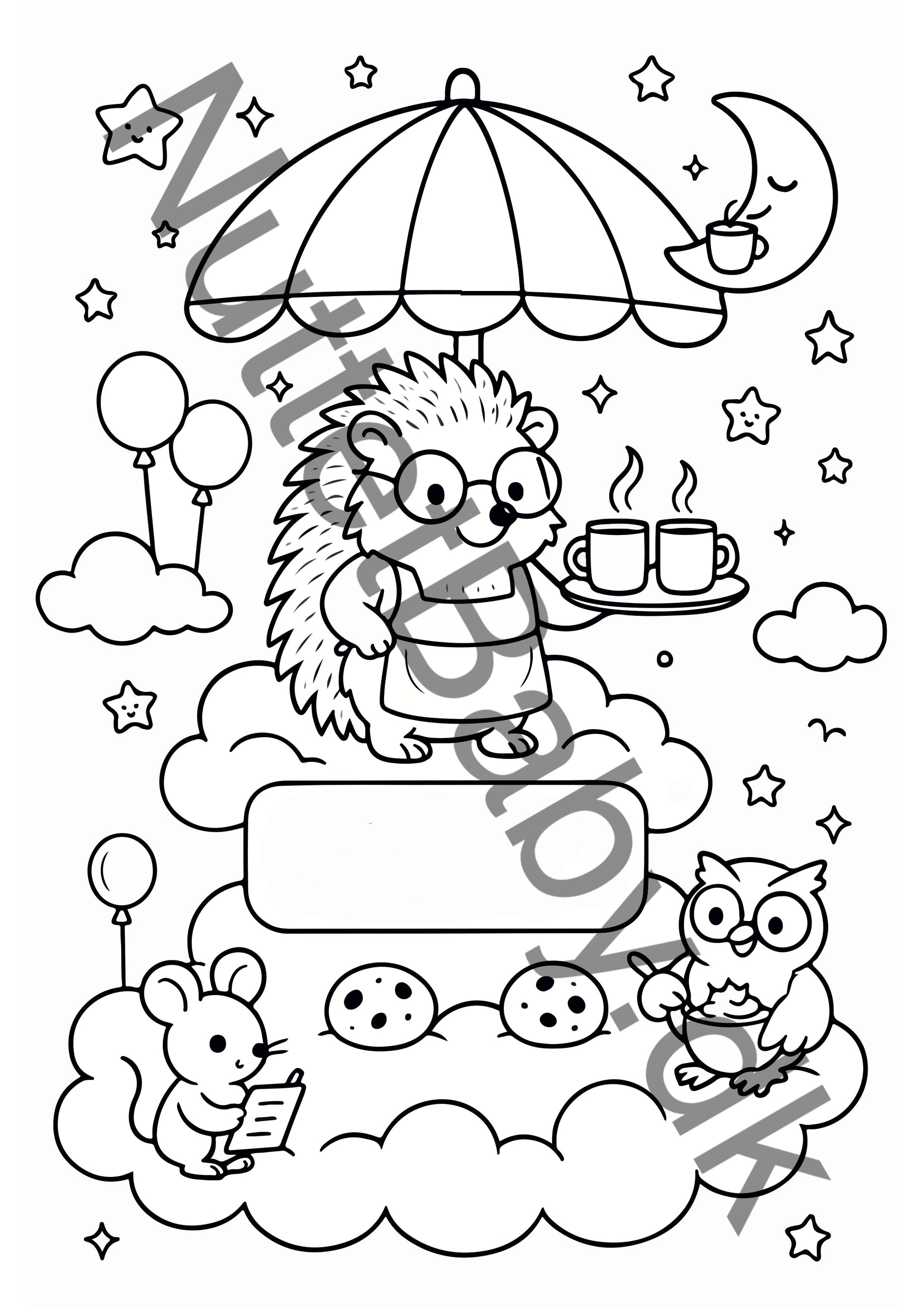 Pindsvin farvelægning