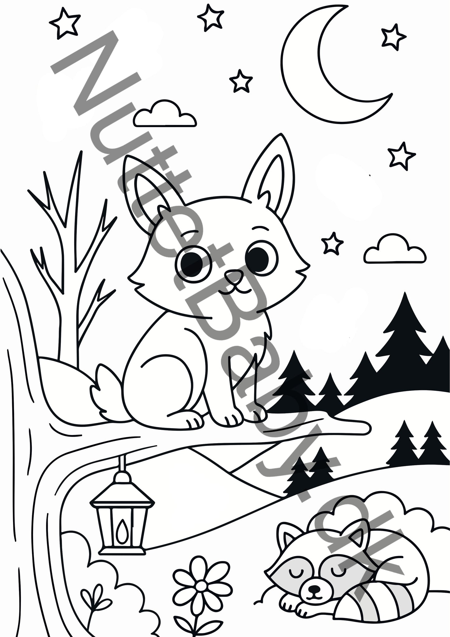 Skovdyr farvelægning