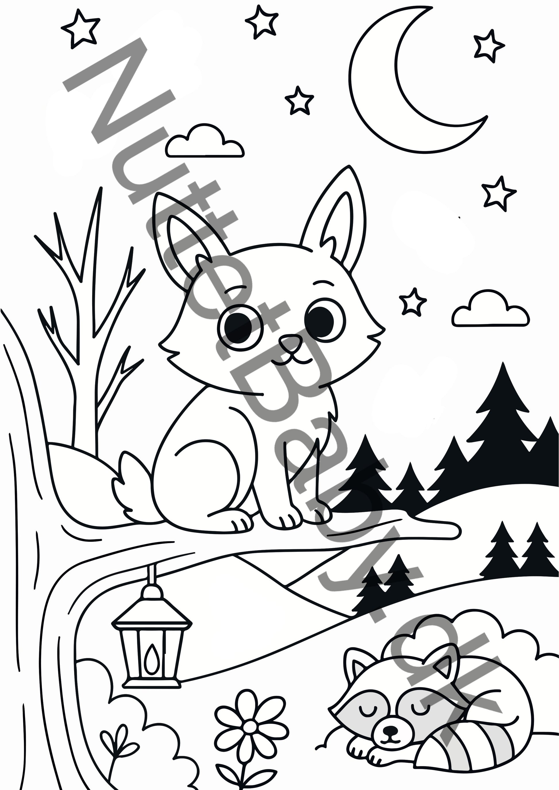 Skovdyr farvelægning