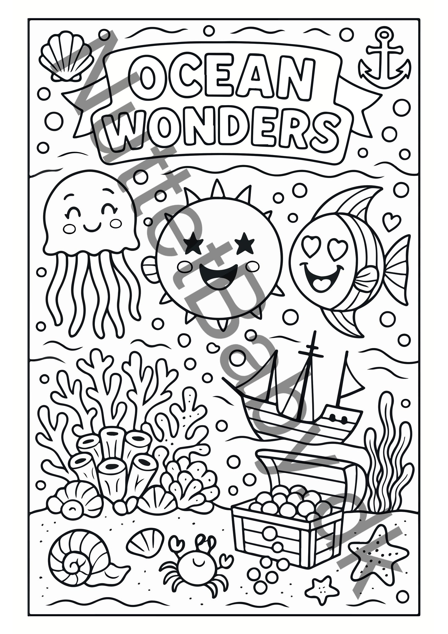 Ocean Wonders farvelægning