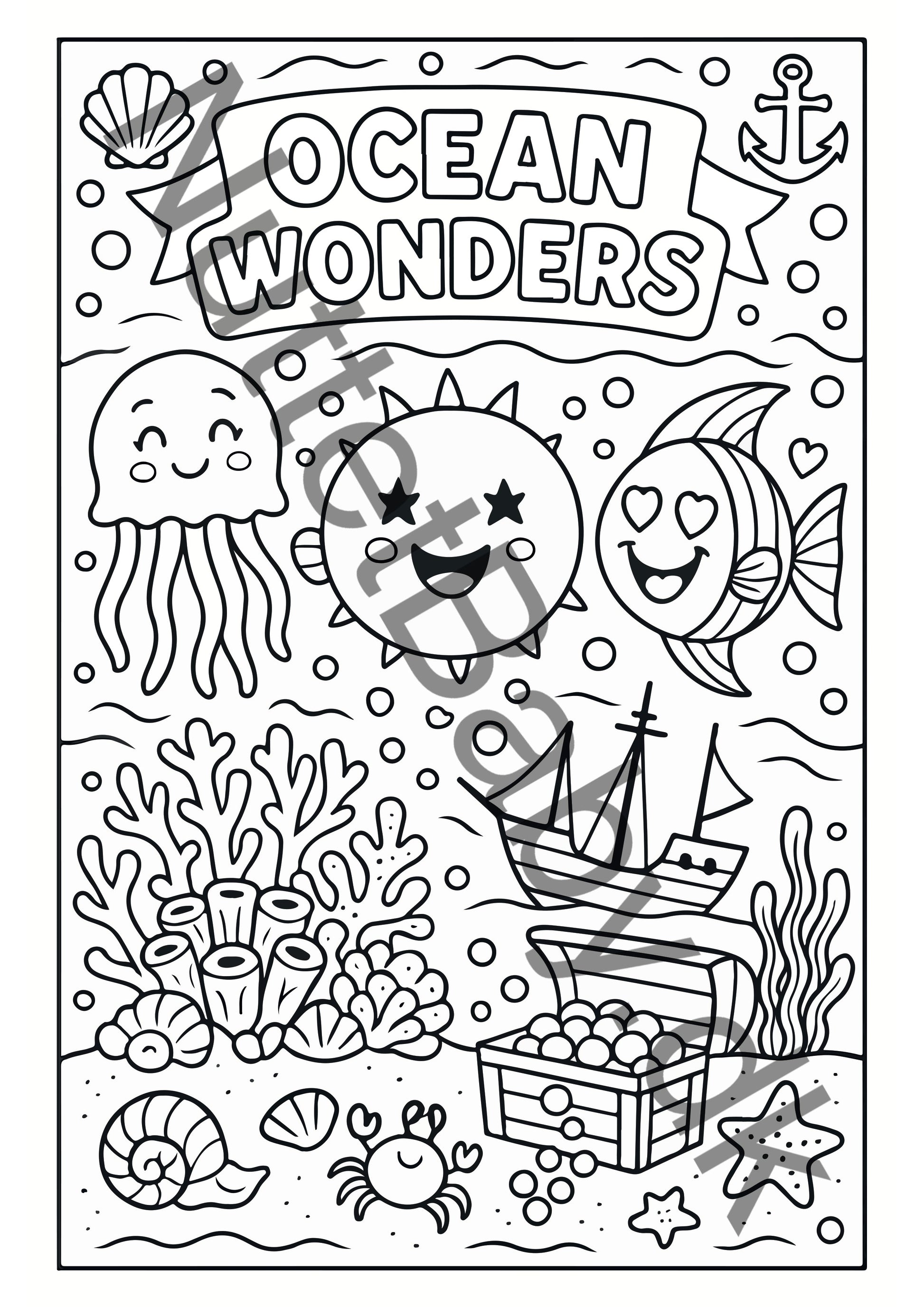 Ocean Wonders farvelægning