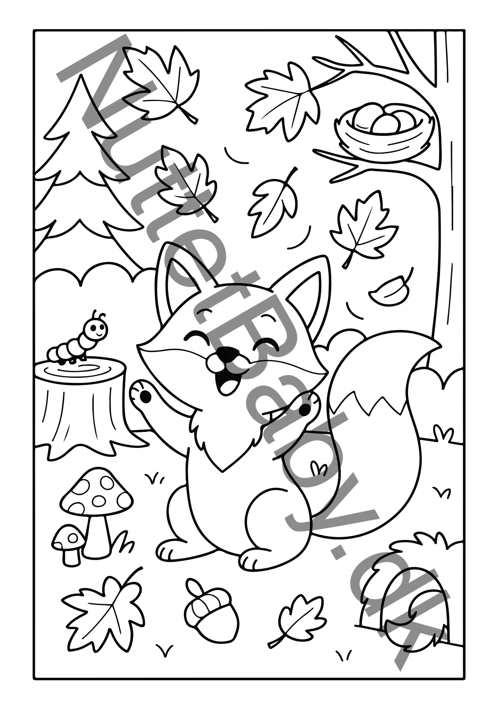 Glad ræv farvelægning