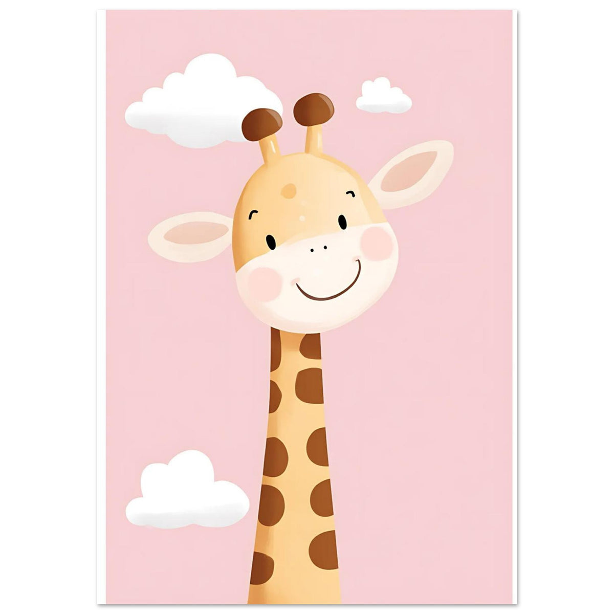 Babygiraffen Affisch