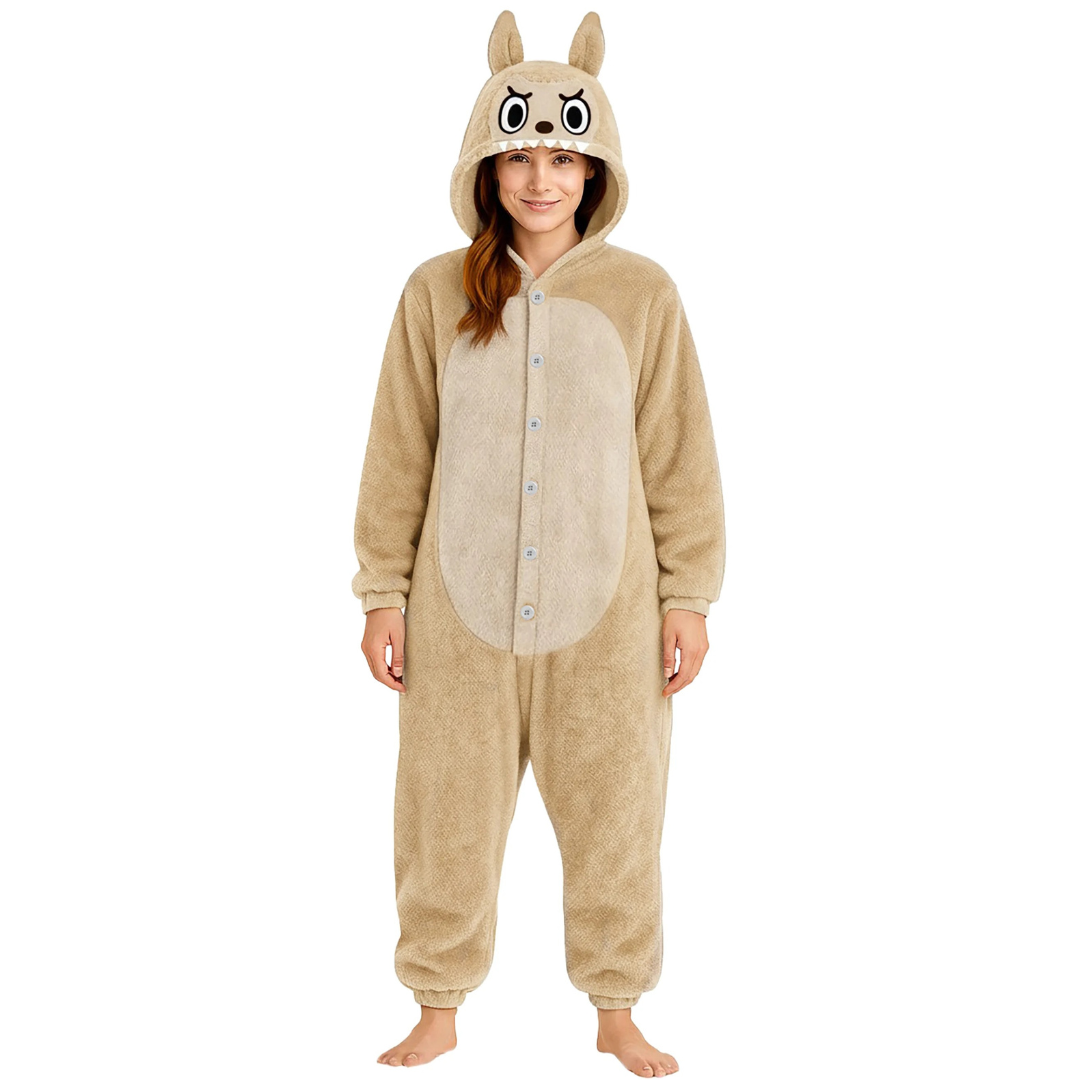 Labubu Kostym för Vuxna - Beige