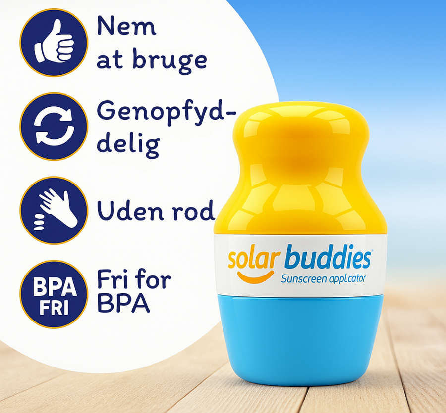 Alla fördelar med Solar Buddies solkrämsapplikator från Nuttet Baby