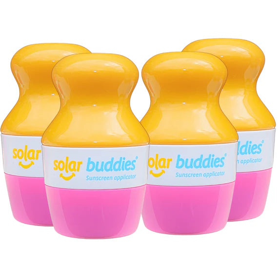 4x Solar Buddies solkrämsapplikator set – alla färger samlade