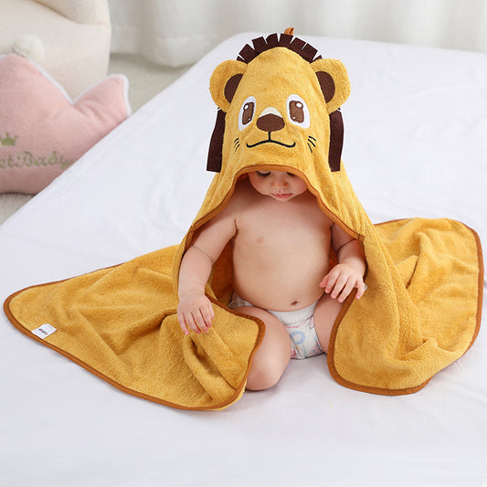 Lejon - Bambu Babyhandduk - 100x75CM