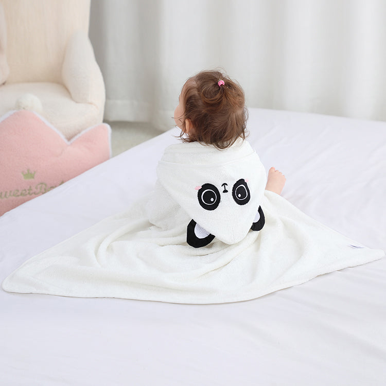 Panda - Bambu Babyhandduk - 100x75CM
