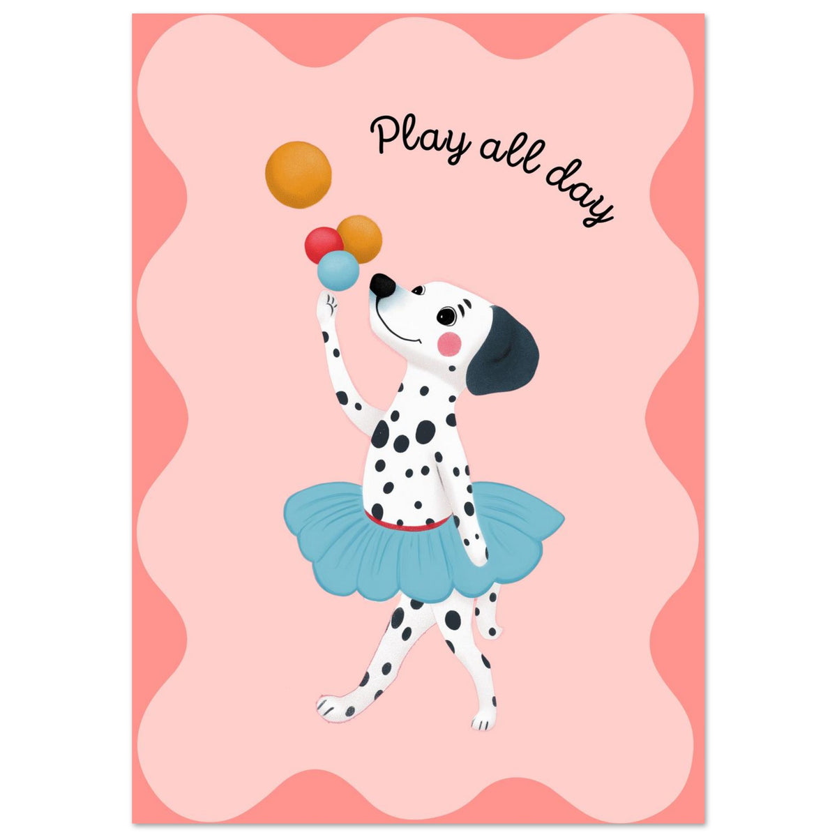 Ballerina hunden Affisch