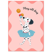 Ballerina hunden Affisch