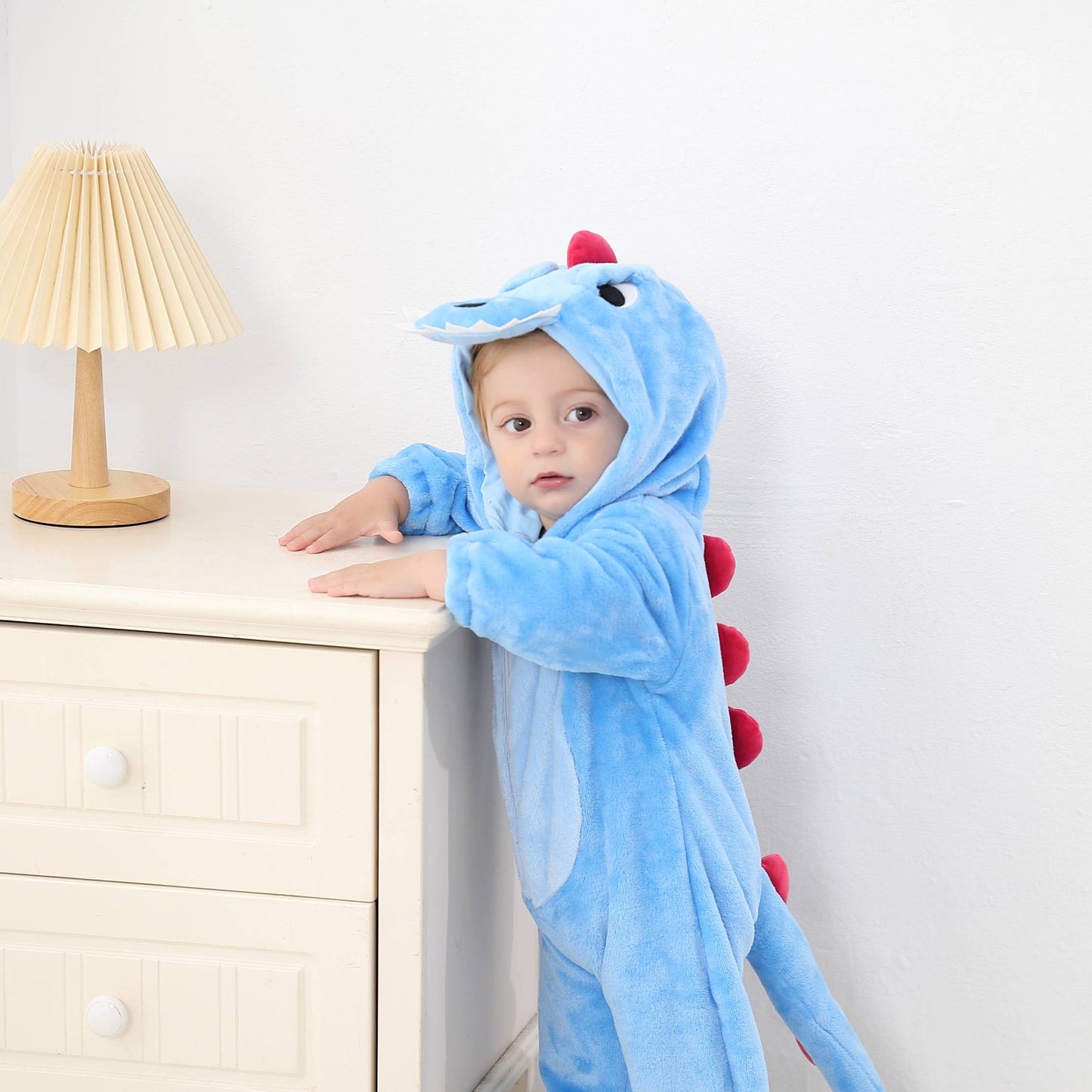 Blå T-Rex Kostume til Børn 0-6 år