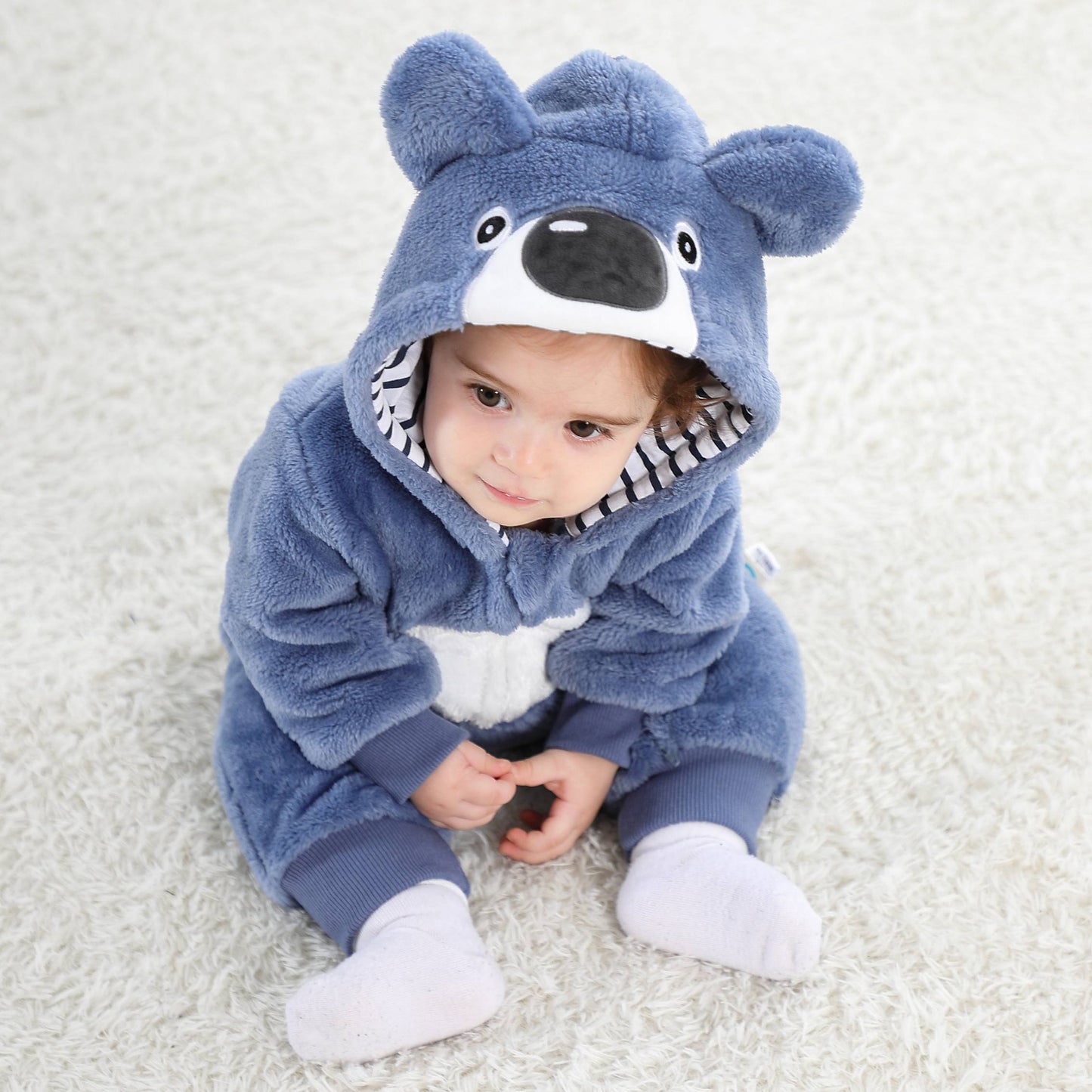 Blå Koala Kostume til Børn 0-6 år