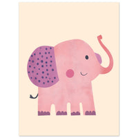 Sød elefant plakat