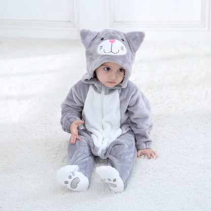 Grå Kat Kostume til Børn 0-6 år