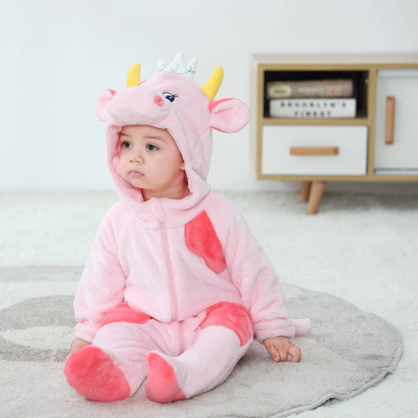 Grön drake-dräkt för barn