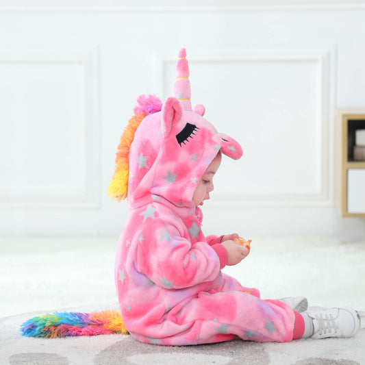 Stjerne Enhjørning Kostume til Børn 0-6 år