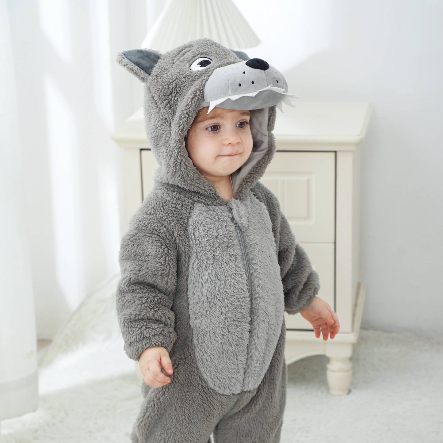 Grön drake-dräkt för barn