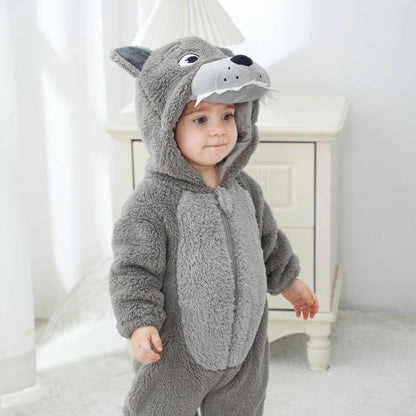 Grön drake-dräkt för barn