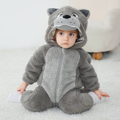 Grön drake-dräkt för barn